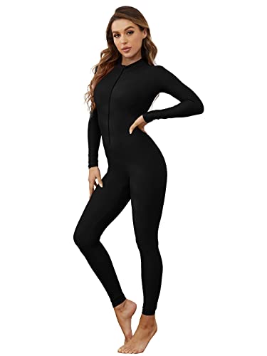 Amazon.com: speerise Women's Jumpsuits Long Sleeve Zipper